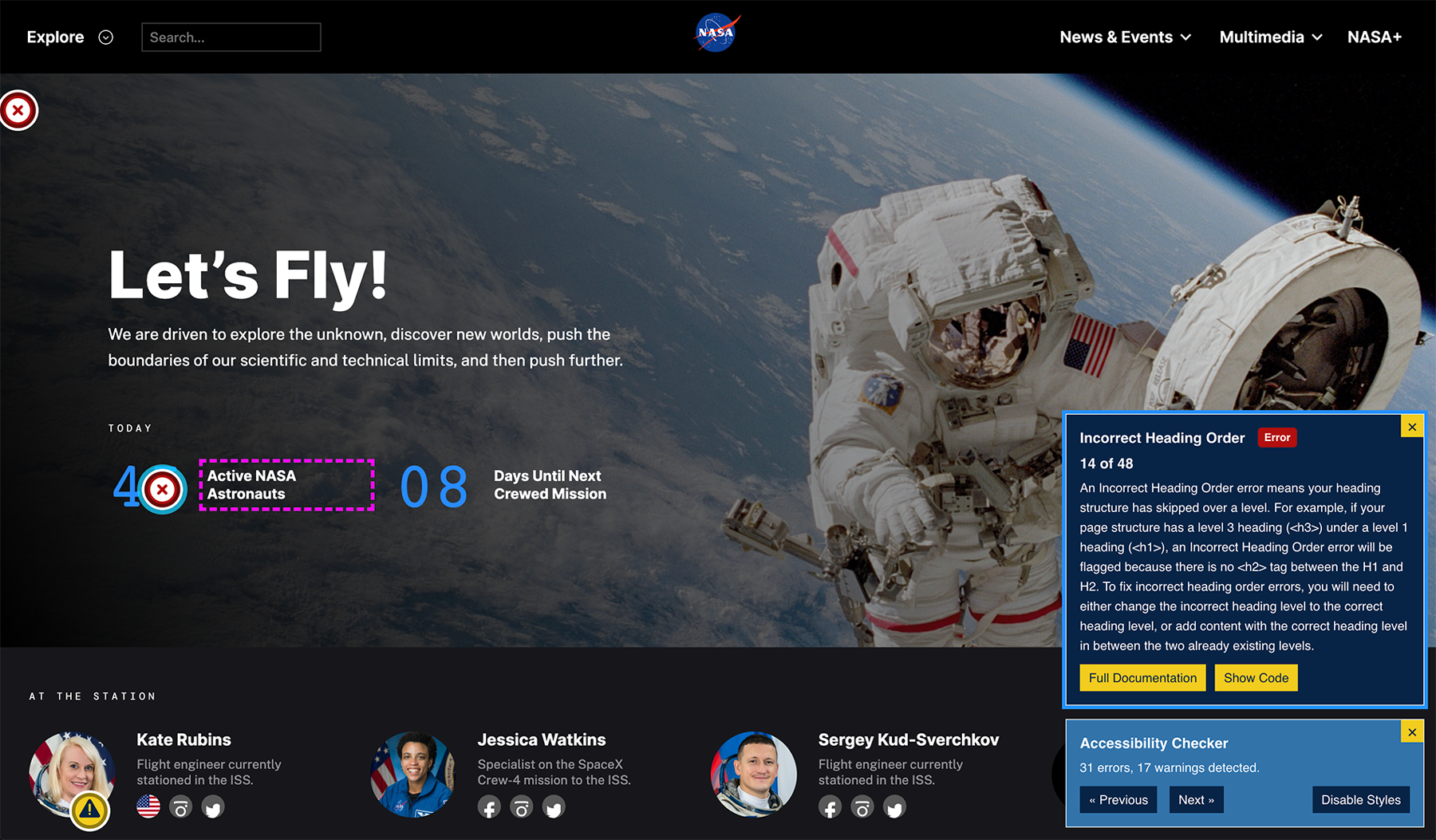 Il plug-in Equalize Digital Accessibility Checker aggiunge una nuova funzionalità di evidenziazione del frontend finanziata dalla NASA – WP Tavern