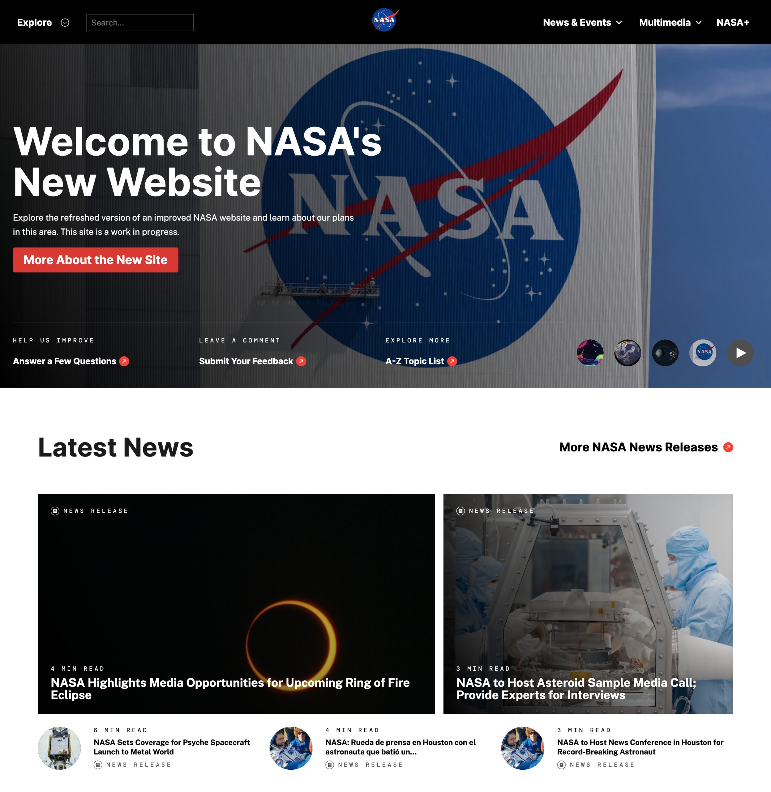 Perché la NASA ha scelto WordPress per rinnovare il suo sito Web di punta: WP Tavern