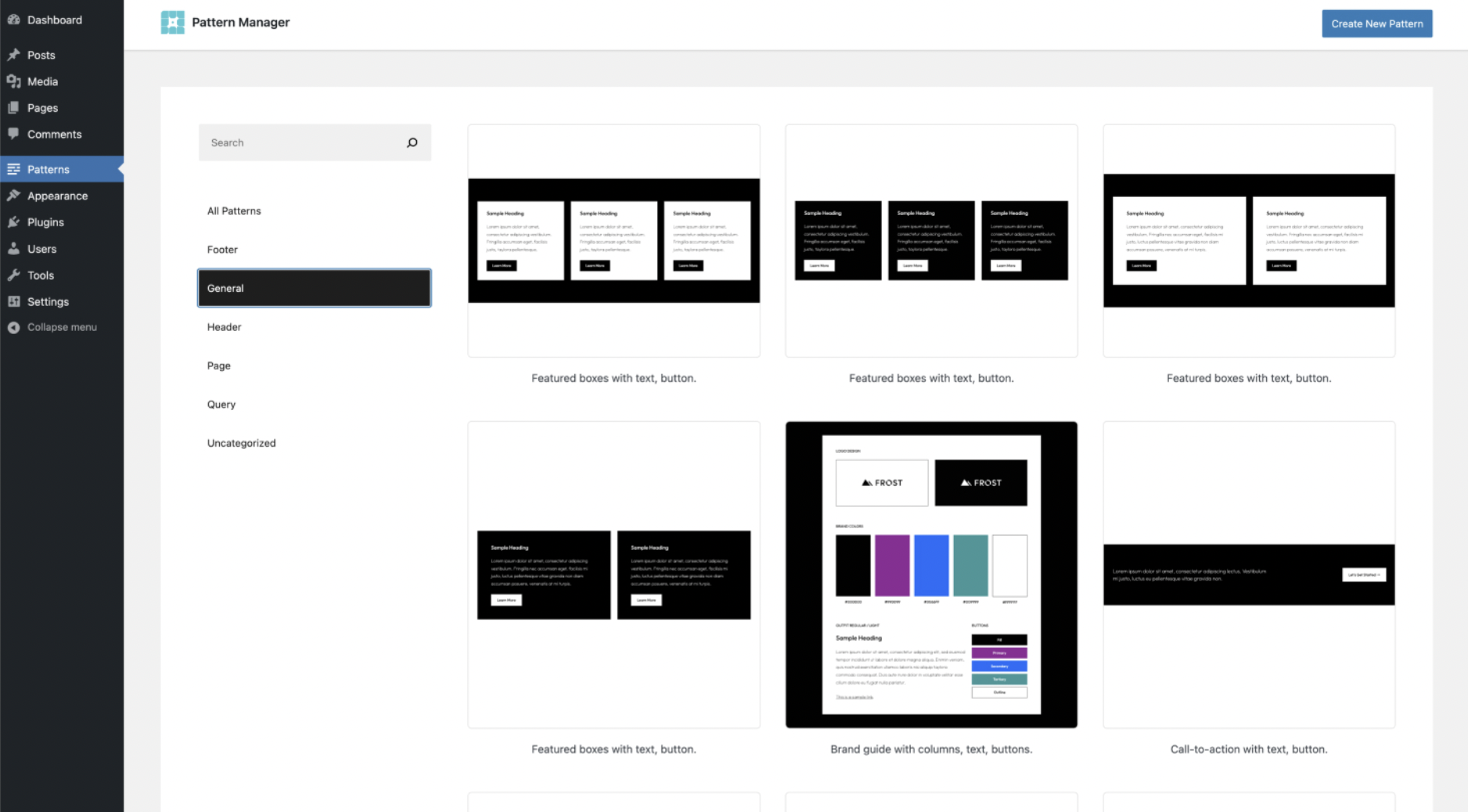 Il plugin Pattern Manager è ora disponibile su WordPress.org – WP Tavern