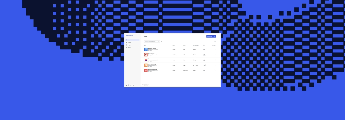 Saluta la dashboard dell'hosting – Novità su WordPress.com
